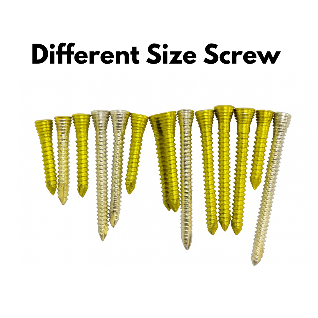 Different Size Screw